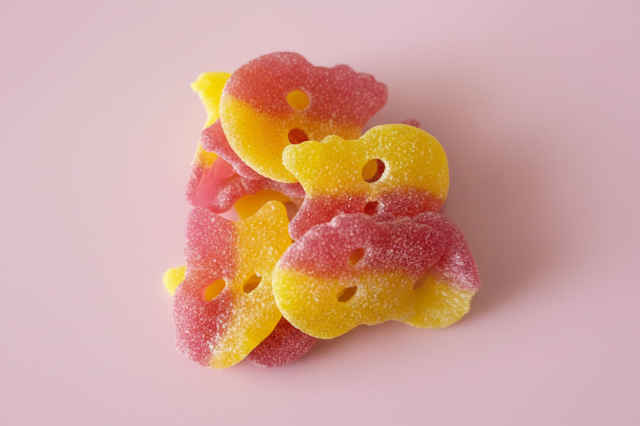 Bubs - Lemon and Raspberry Skulls 400g